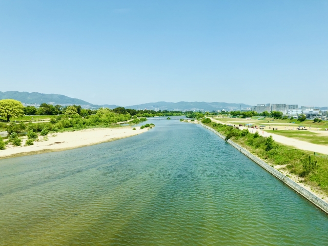 武庫川 by 写真AC