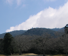 三笠山 撮影(2010.01.24) by きょう, 雲は合成です